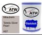 Preview: Mitsubishi, Toledo Silver Pearl, H07: 500ml Lackdose, von ATW Autoteile West.